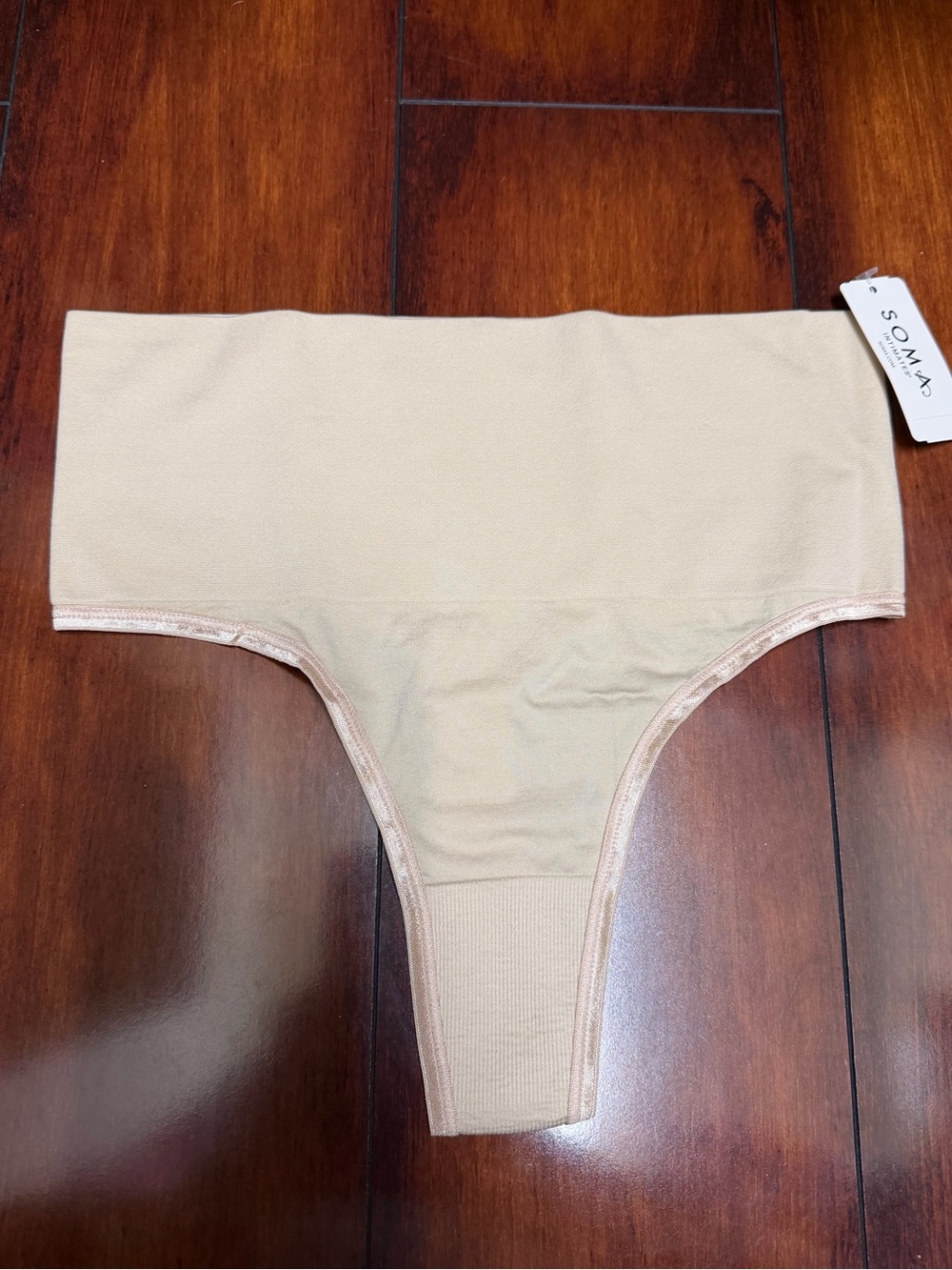 Soma Seamless Ultralight Thong, SZ M/L,Frappe,NWT